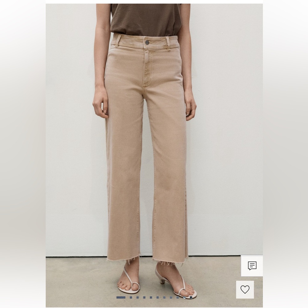 NWOT CULOTTE HIGH-RISE JEANS